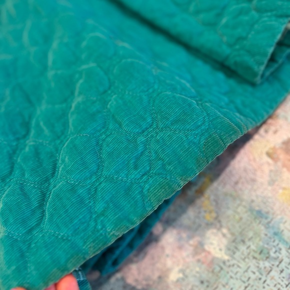 Mid Century Quilted Corduroy Skirt - Picture 10 of 14